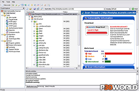 Acunetix Web Vulnerability Scanner