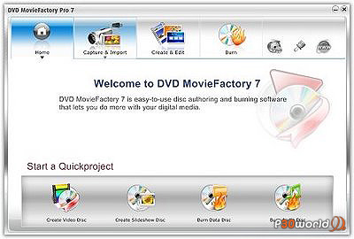دانلود Corel DVD Movie Factory Pro v7.00.398.2 – نرم افزار ساخت و رایت دیسک های HD