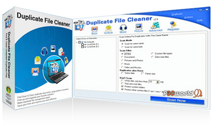 حذف فایل های تکراری و بی استفاده توسط نرم افزار Duplicate File Cleaner v2.6.2.199