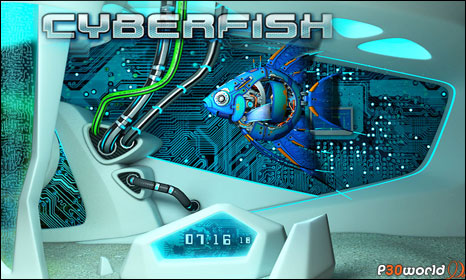 دانلود Cyberfish 3D Screensaver v1.0.2 نرم افزار محافظ صفحه نمایش فانتزی و زیبا
