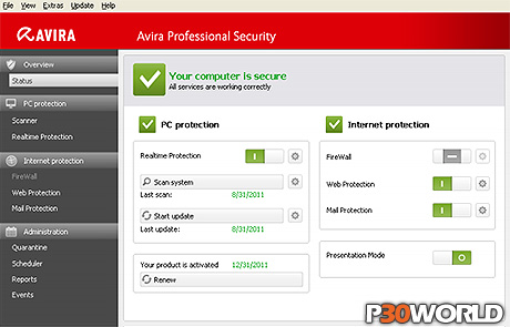 دانلود Avira Professional Security 2013 v13.0.0.2681 Final – بسته امنیتی قدرتمند شرکت آویرا