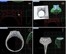 طراحی زیور آلات و جواهرات زیبا  با Gemvision Matrix 3D v6.0