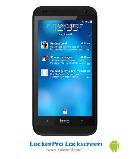دانلود LockerPro Lockscreen v5.4 - نرم افزار قفل صفحه نمایش اندروید