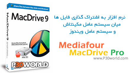 دانلود Mediafour MacDrive Pro 9.2 - نرم افزار به اشتراک گذاری فایل  میان سیستم عامل مکینتاش و ویندوز