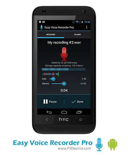 دانلود Easy Voice Recorder Pro